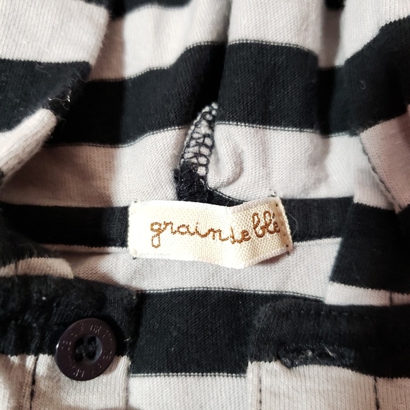 Grain De Ble | Stripe Hoodie Outfit sz 3 mos - Picture 4 of 6